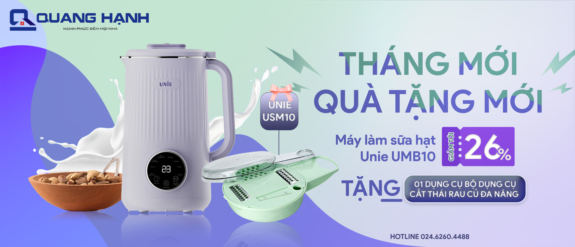 THÁNG MỚI QUÀ TẶNG MỚI